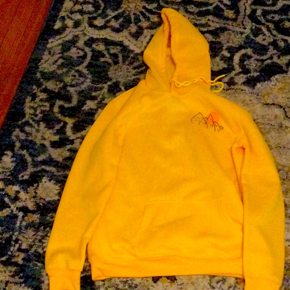 New L Yellow Hoodie.